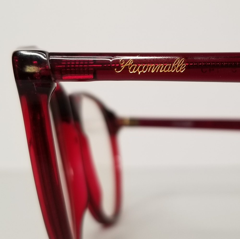 Faconnable Retro Wine Eyeglasses View 6